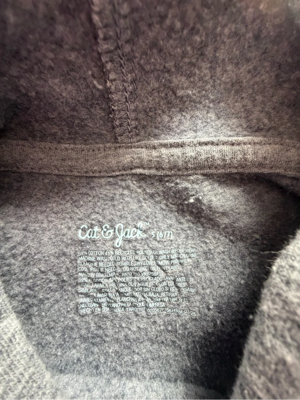 Cat & Jack Dark Gray Hooded Women's Sweater